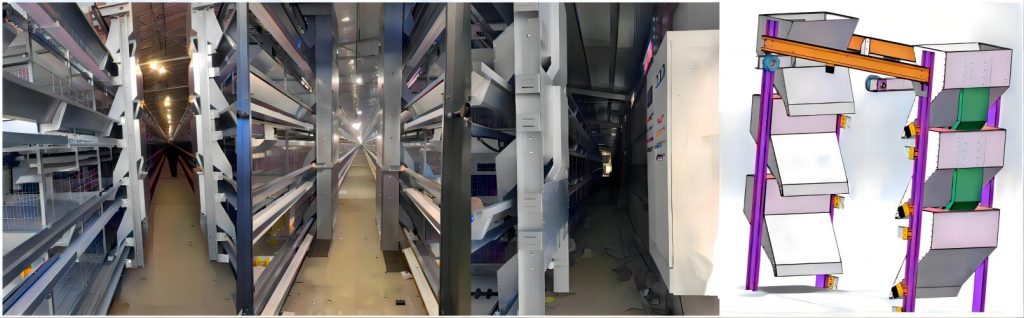 Layer cage system with environmental control