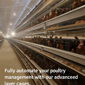 Automatic layer cage system for sale